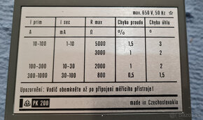 Kliešťový ampérvoltmetr PK 200 - 3