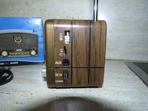 Predam nove mensie retro radio CMIK,BT,USB - 3