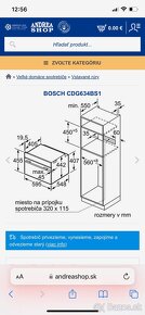 Parna rúra/konvektomat Bosch CDG 634BS1 - 3