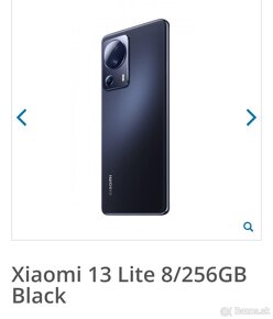 Xiaomi 13 Lite 8/256 Black - 3