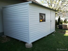 zahradny domcek,plechova garaz,plechovy domček - 3