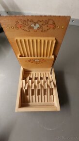 Retro drevený box na cigarety (20ks) - 3