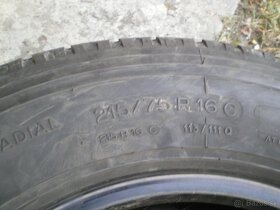 XC Camping Michelin 215/75 R16 C - skoro nejetá. - 3