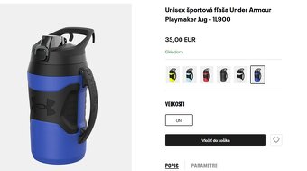 Unisex športová fľaša Under Armour Playmaker Jug - 1L900 - 3