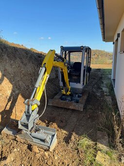 Zemné a výkopové práce, Minibager WACKER NEUSON ET18 VDS - 3