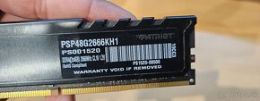 Patriot 8gb kit s chladicom ddr4 2666mhz ( 2x4gb ) - 3