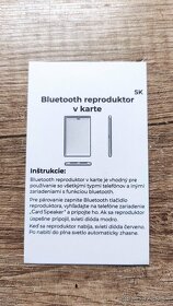 Bluetooth reproduktor o veľkosti kreditnej karty - 3