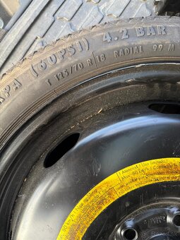 Rezervné koleso 125/70 R18 5x112 - 3