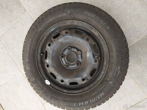 Predám zimné pneumatiky 165/70 R14 s diskami - 3