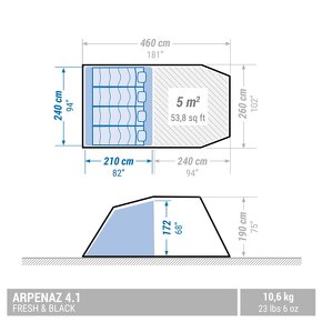 Decathlon Arpenaz 4.1 F&B stan - 3