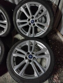 4ks alu disky orig. Ford 5x108 R18 pneu 225/40 r18 - 3