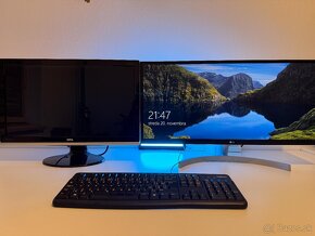 Stolný počítač PC + monitory + klávesnica, myš zdarma - 3