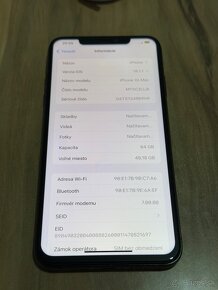 Predám Apple iPhone XS MAX 64GB Black Stav nového telefónu - 3