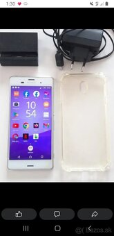 Sony Z3 D6603 vodeodolny a Sony Xperia E3 - 3