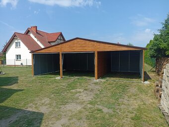 Plechová garáž 9x5 m - 3