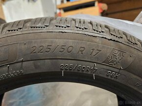 Predám zimné pneumatiky Michelin 225/50 R17 - 3