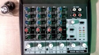 predám analógový mixpult Behringer Xenyx 802 - 3