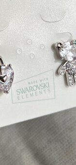 Náušnice so vsadenými Swarovski kryštálmi - 3