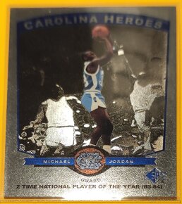 Michael Jordan UD SP Carolina heroes - 3