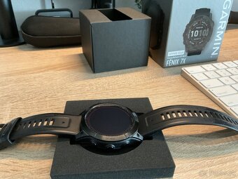 GARMIN FENIX 7X Sapphire Solar Black DLC Titanium,black band - 3