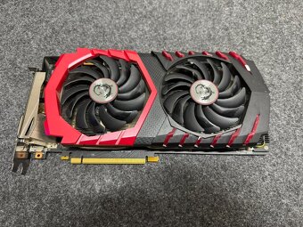 Predám kartu MSI GeForce GTX 1070 GAMING X 8G - 3