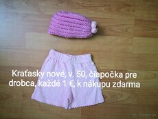 Bodičká, bundička, vecičky pre bábätká, v. 50, 56 - 3