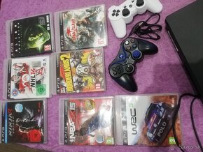 Playstation 3, hry, ovládače, káble - 3