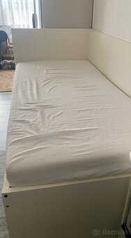 IKEA biela posteľ 90x200 - 3