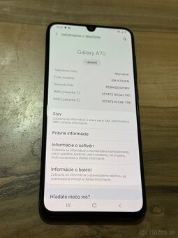 Predám Samsung Galaxy A70 128GB malé známky používania - 3