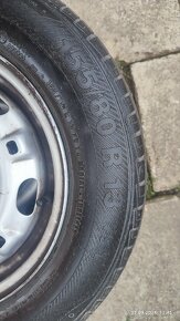 Letné gumy+ disky - Barum- 155/80 R 13 79T - 3