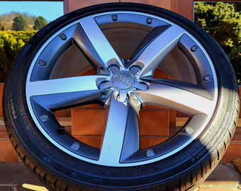 alu R17 5x100 bicolor, orig. Audi A1, pneu 215/40 - 3