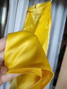 Žltá spoločenská sukňa - 3