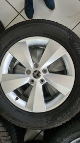 Predám Alu disky Skoda 5x112 R17 a zimne pneu. - 3