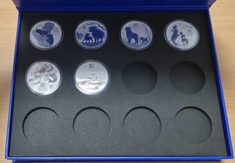 box na strieborné 1 Oz - Lunar III. - 3