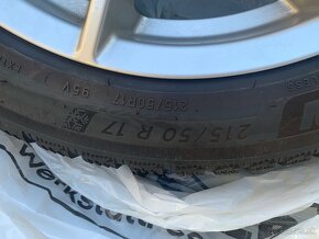 Zimné pneumatiky 17” 5x114,3 Michelin Alpin 6 a disky Borbet - 3