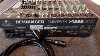 Rezervované - Behringer XENYX X 1222 USB Analógový mixpult - 3