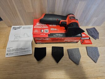 Milwaukee M12FDSS brúska - 3