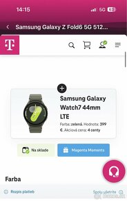 Samsung Galaxy Z Fold6 5G , 512 gb + Galaxy watch 7 , 44mm - 3