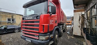 SCANIA 124c 470 8x4 sklápač - 3