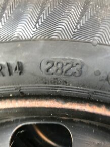 195/50 R15 zimne + disky4x100 peugeot, citren - 3