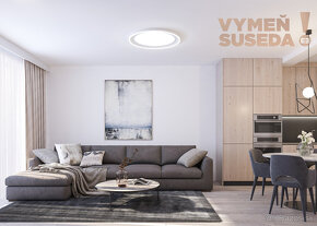 VYMEŇ SUSEDA -3 IZB. BYT s TERASOU, NOVOSTAVBA 80.00m2, Rezi - 3