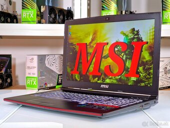 Herný notebook MSI GP62 Leopard | GTX 1050 | i7-7700HQ | SSD - 3