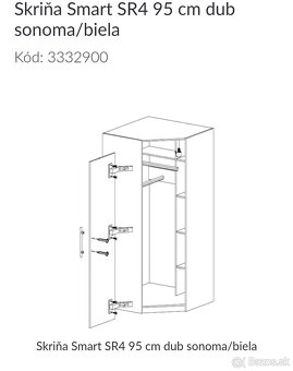 Rohová skriňa - 3