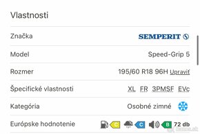 Zimné pneumatiky Semperit 195/60 R18 96H XL - 3