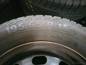 Pneumatiky 195/65 R15 + disky 5x100 - 3