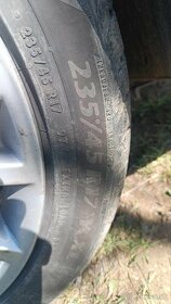 Audi r17 original disky +letne pneu 235/45 r17 6.5-7.0mm - 3