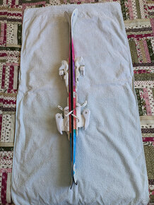 Lyže ELAN SKY QS 100cm + EL 4.5 pink-blue - 3