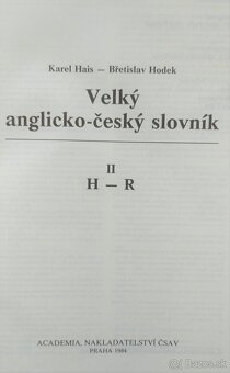 Veľký anglicko-český slovník 3 diely - 3