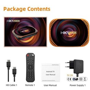 Android 11 TV Box, HK1 X4, 4/32GB, S905X4 - 3