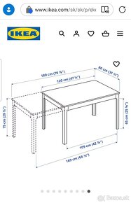 IKEA Ekedalen jedálenský stôl rozkladací stol - 3